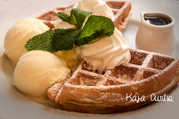 Waffles and Maple Syrup