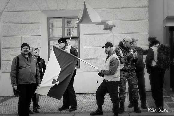 Anti Islam/Pro Refugee Demonstration in Czech Republic