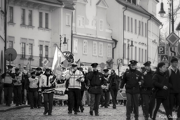 Anti Islam/Pro Refugee Demonstration in Czech Republic